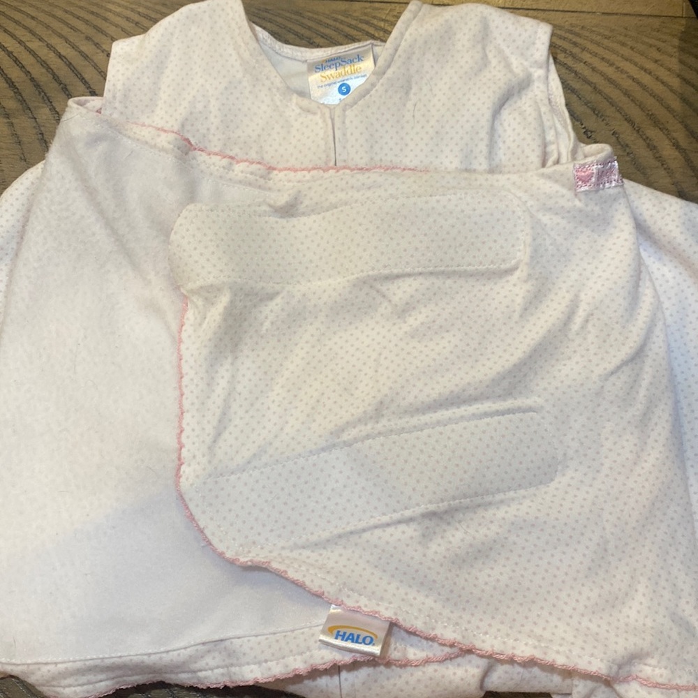 Pink halo sleep sack